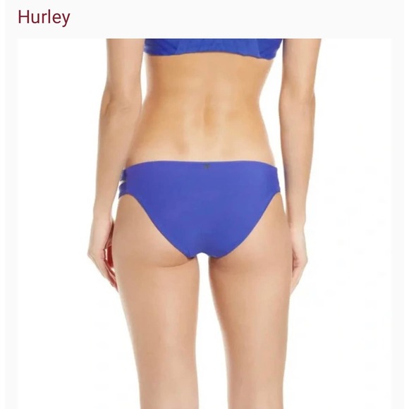 NWT Hurley Phantom Cut Out Surf Bottom Blue Black Size Lrg - Picture 15 of 15